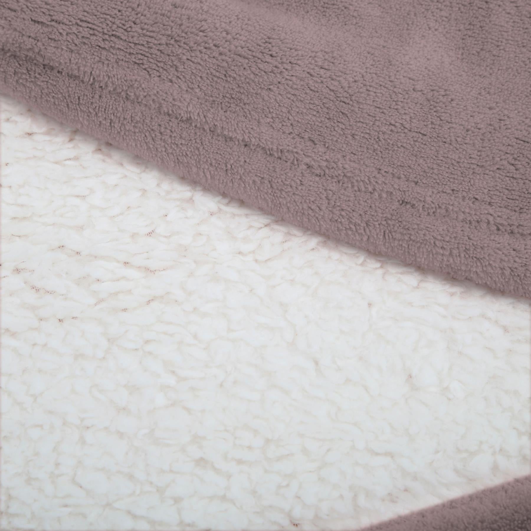 Oversized Warm Hoodie Blanket Sherpa Hooded Sweatshirt Top Large Soft Plush Cosy
